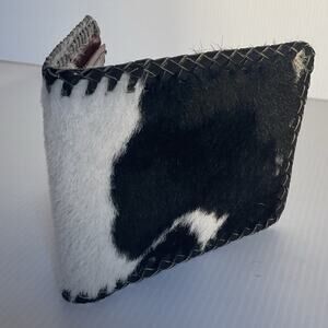 Mexican Genuine Cowhide Leather Wallet Handmade in Mexico Artisan Cowboy Vaquero